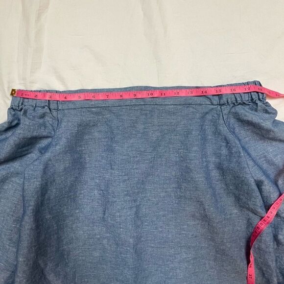 Free People Off the Shoulder Top in Chambray, size S - EUC - Picture 8 of 11